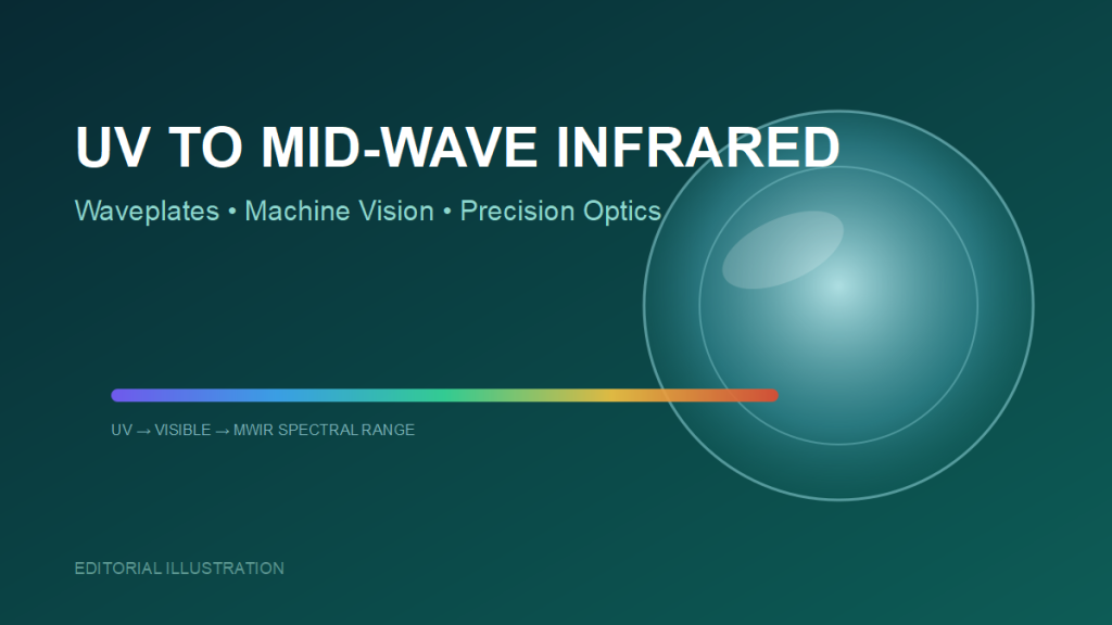 UV to MWIR Waveplates for Machine Vision