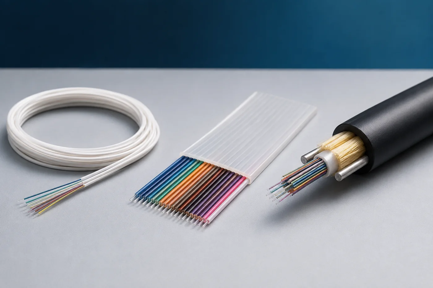 Fiber Ribbon and Mini Cable Constructions