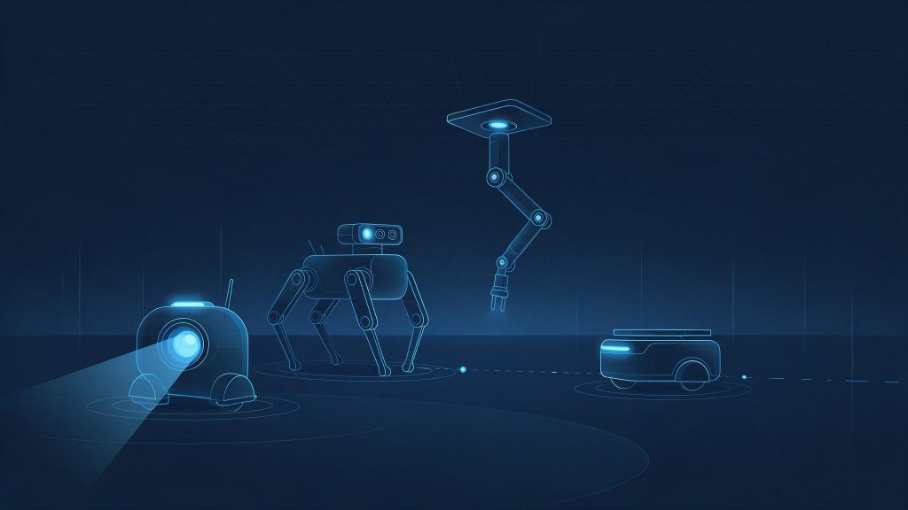 Consumer robotics sourcing: four-legged robot, camera-tracking robot and home service robot platforms moving from China into Western markets