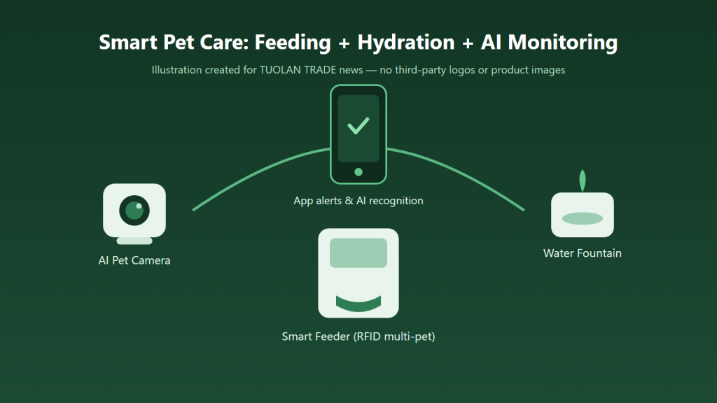 Smart Pet Devices: AI Cameras & RFID Feeders