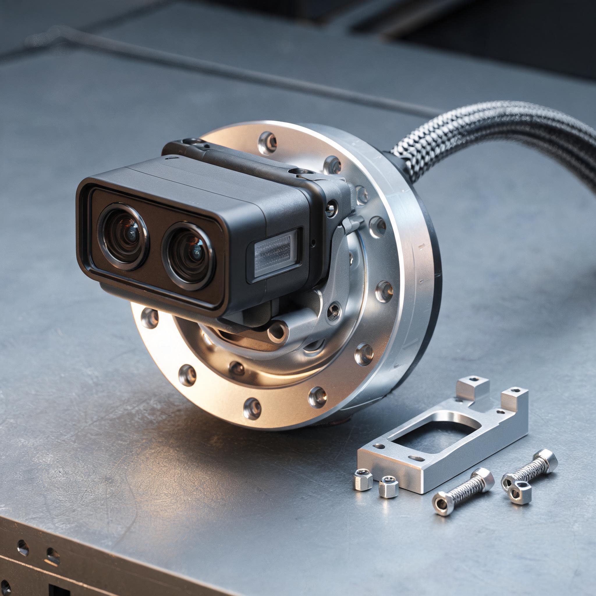 Generic illustration of a camera module for robot perception